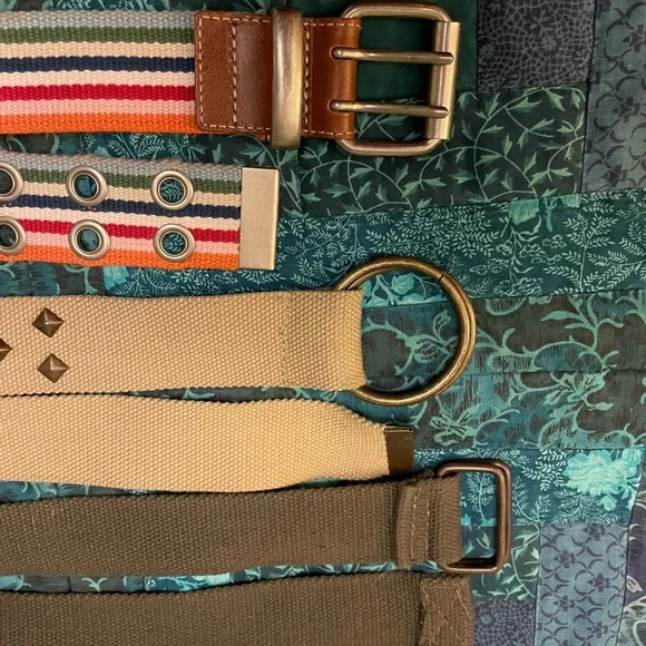 various | Accessories | Bundle Of Three Vintage Woven Belts  display picture 3